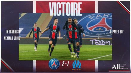 法超杯-內(nèi)馬爾點(diǎn)射助巴黎2-1險(xiǎn)勝馬賽，波切利首冠告捷