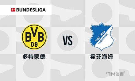 德甲焦點(diǎn)戰(zhàn)：多特蒙德對陣霍芬海姆