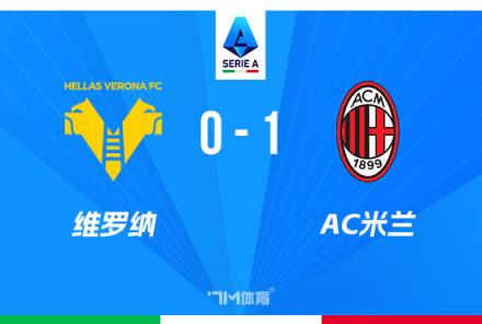 意甲-賴因德斯破門 AC米蘭1-0險(xiǎn)勝維羅納 萊奧傷退