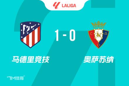 西甲-馬競1-0奧薩蘇納登頂阿爾瓦雷斯絕殺
