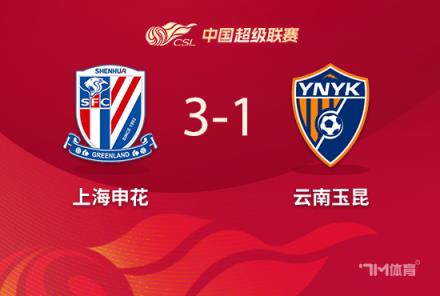 申花登頂！3-1逆轉(zhuǎn)玉昆，米內(nèi)羅雙響助4輪4球