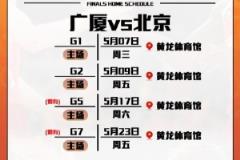 廣廈男籃總決賽前兩場(chǎng)球票后天中午開售 最低480元為半決賽票價(jià)2.6倍