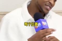 ?？怂乖u(píng)選當(dāng)下NBA各位置最快球員：自己米切爾拉文阿門錫安薩爾