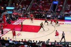 火箭板凳席全都起立了！杰倫-格林這個扣籃實在太炸裂了！