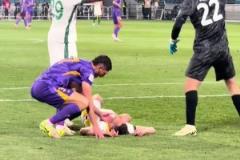 實拍：斯帕吉奇暈厥瞬間，為津門虎和國安球員的第一反應(yīng)點贊