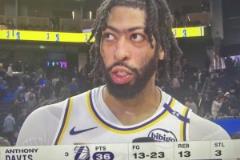 紫金，想我了沒？美媒挖出濃眉一月戰(zhàn)勇士數(shù)據(jù)：36分13板3斷