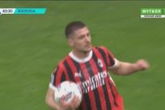 米蘭扳平2-2比分！福法納直塞助攻約維奇單刀破門！