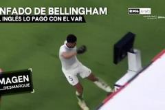 不甘心??！不敵瓦倫后，離場時(shí)貝林厄姆怒踢VAR監(jiān)視器