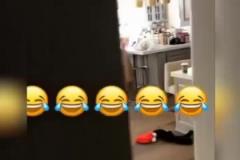 原來你倆私下里是這樣的！庫嫂偷襲嚇唬庫里，慘遭庫里“報(bào)復(fù)”！