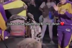 好家伙，詹姆斯賽前竟“打哭”東契奇