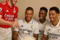 笑死我了！網友制作AI視頻：賴斯喂姆巴佩&小熊&貝林吃飯