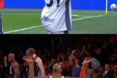 原來比塞克的慶祝動作靈感源自NBA球星JR史密斯