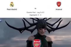 外媒惡搞皇馬vs阿森納次回合：VAR和裁判發(fā)力干掉阿森納