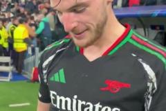 實(shí)至名歸！賴斯榮膺阿森納對(duì)陣皇馬比賽的最佳球員