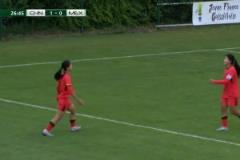 葉欣怡一條龍突破打門(mén)被撲！劉鈺可補(bǔ)射破門(mén)SIUUU慶祝！