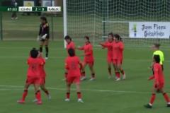 中國(guó)女足定位球開(kāi)出！方珍珠門(mén)前補(bǔ)射擴(kuò)大比分！