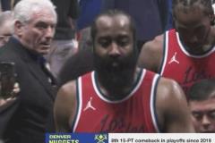 你們對不起登哥??！哈登G1空砍32分11助 賽后黯然離場……