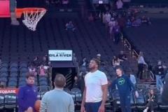 優(yōu)雅的大個(gè)子！約基奇申京訓(xùn)練混剪，你中有我我中有你！