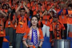 云南隊(duì)的鼓手女球迷是真漂亮有氣質(zhì)！