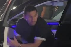 新車？梅西開著邁巴赫去餐廳吃飯被圍觀