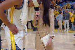 可甜可御姐！美女記者孟超：巴特勒缺席的勇士拿下主場(chǎng)勝利?