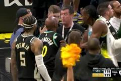 罕見！賽后擁抱致意時爭執(zhí)沖突！詹姆斯約翰遜出面拉架才和解