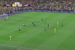 開場錯(cuò)失良機(jī)！杜蘭單刀打門被門將撲出！