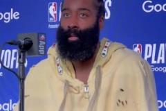 哈登談?chuàng)屍撸簾o論需要打47、48分鐘還是加時(shí)，我都義不容辭！