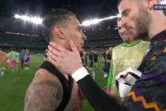 曼聯(lián)前隊(duì)友相遇！賽后安東尼和德赫亞熱聊！