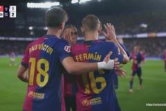 巴薩2-1反超比分！馬丁左路傳中助攻！費爾明推射破門！