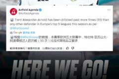 扎心了，老鐵利物浦球迷提醒皇馬：阿諾德本賽季被過55次
