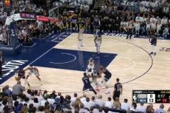 森林狼開(kāi)局轟出13-0高潮，看得場(chǎng)下的庫(kù)里一臉焦急，恨不得自己親自上！