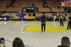 這是什么秘密武器？追夢賽前訓練“兔子跳”投籃