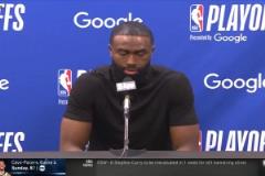 杰倫布朗：不是1場(chǎng)，2場(chǎng)，3場(chǎng)，想擊敗我們，你得贏我們4場(chǎng)！