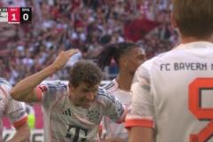 拜仁取得領先！奧利塞內(nèi)切打門，凱恩門前頭球破門！