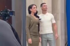 神仙眷侶 ！C羅和喬治娜一起拍廣告，眼神中滿滿的愛(ài)意