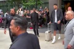 塔圖姆今日出發(fā)前往麥迪遜廣場還好好的，希望別有事啊