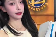 賽后梨花帶雨掩面哭泣！女主播辰辰：勇士，下個(gè)賽季再見(jiàn)啦