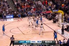 這里不是OKC！亞歷山大上籃，威少積極補防送出殘暴大帽！