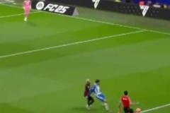 西班牙人主帥對(duì)判罰不滿，皇馬球迷搬出姆巴佩被鏟視頻雙重標(biāo)準(zhǔn)