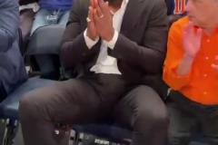 斯塔德邁爾現(xiàn)場觀戰(zhàn)尼克斯群星璀璨！...