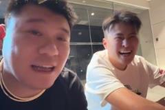 網(wǎng)紅韓景楓&八戒昨晚看CBA總決賽遭噴：真的不理解，看個球至于嘛