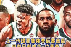 青春已逝！上一代球星集體季后賽出局 目前僅剩約老師+威少