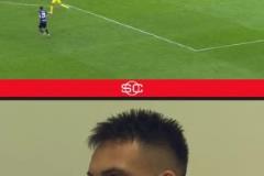 如果他在場上，實拍：比塞克破門瞬間看臺上勞塔羅振臂怒吼