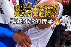 威少這開心的樣子好像是自己贏了！