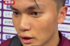 蒯紀(jì)聞：打入首球心情激動，感謝團(tuán)隊(duì)的幫助，下個目標(biāo)是全運(yùn)會