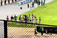 永遠的10號，賽后實拍：張稀哲率領國安眾將致謝遠征軍